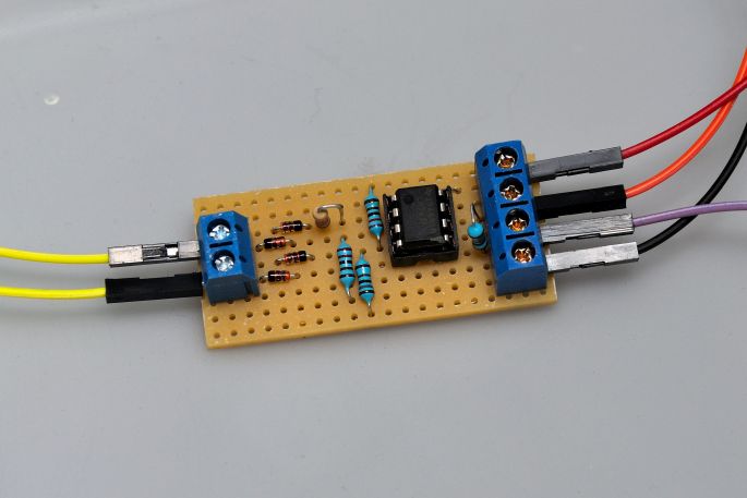 EMS-Bus-Pegelwandler mit LM393P