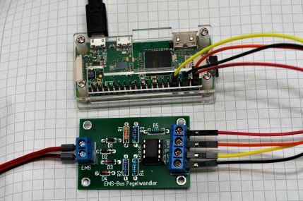 EMS-Bus-Pegelwandler mit LM393P Version 5