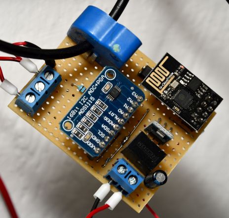 ESP8266 mit Stromsensor und ADC