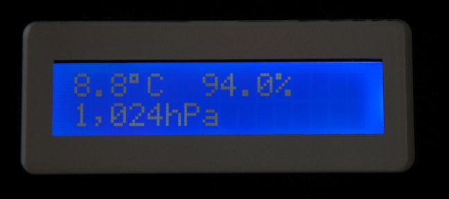Anzeige Temperaturdisplay