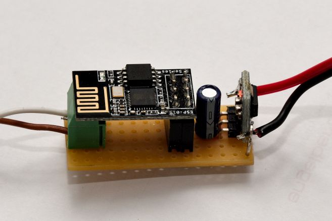 ESP8266-ESP01 an der Wasseruhr