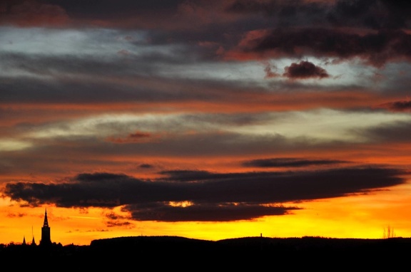 Sonnenuntergang Ulm 2